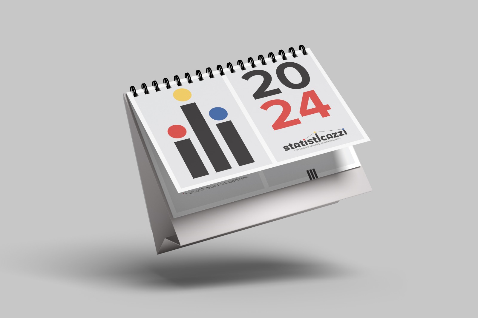 Calendario Statistico 2024 - Da Tavolo - Statisticazzi